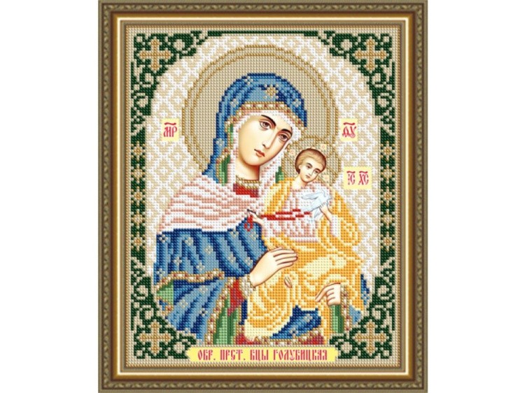 Рисунок на ткани «Голубицкая Образ Пресвятой Богородицы»