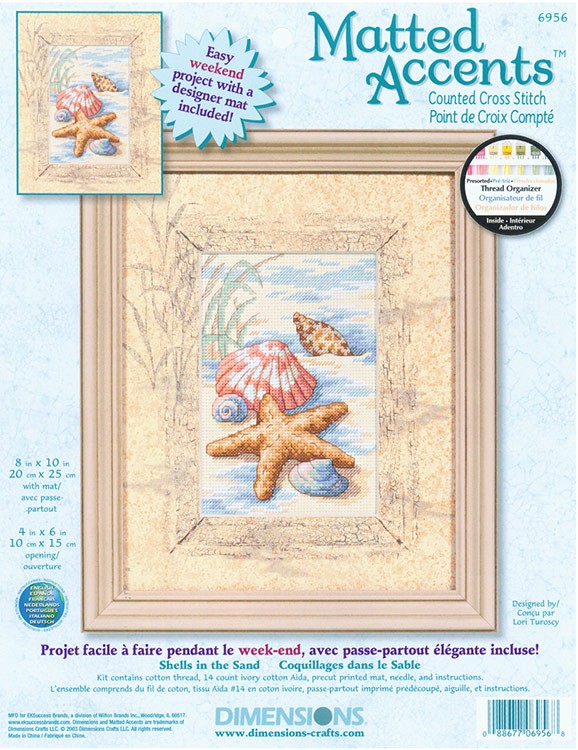 Набор для вышивания «Ракушки в песке» — картинка 2