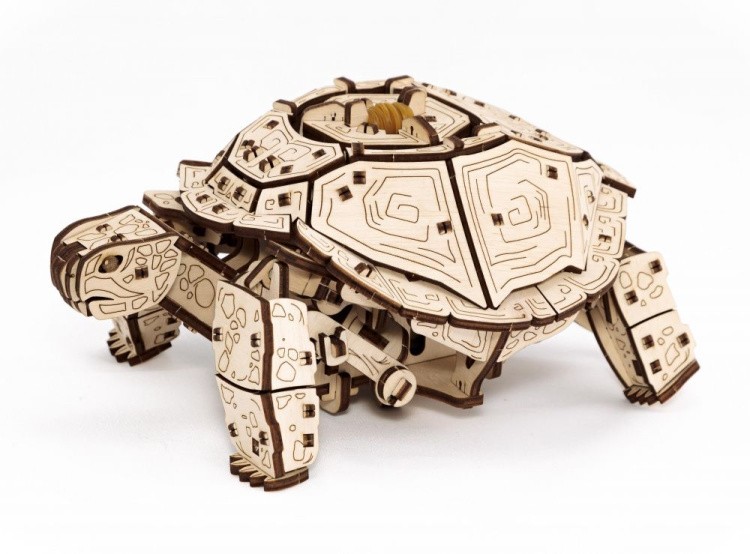 Деревянный механический конструктор «Механическая Черепаха» — картинка 2