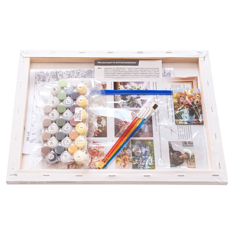 Картина по номерам «Одуванчики» — картинка 3