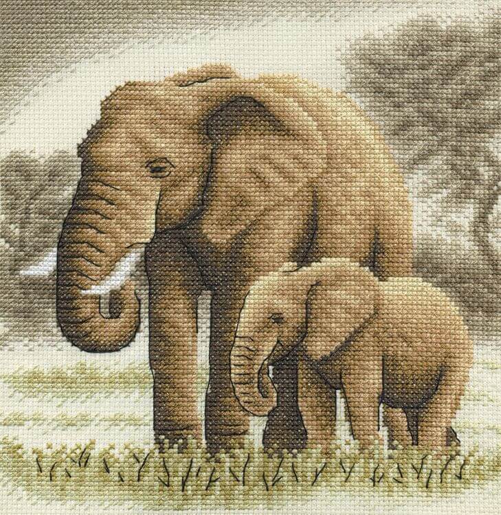Набор для вышивания «Слоны»