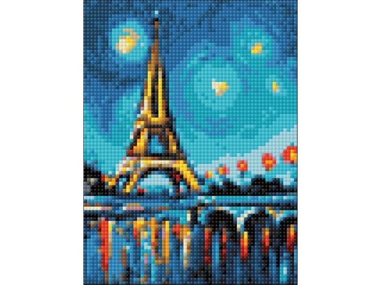 Алмазная вышивка «Парижский пейзаж» — картинка 2