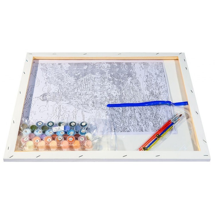 Картина по номерам «Дом с маяком» — картинка 3