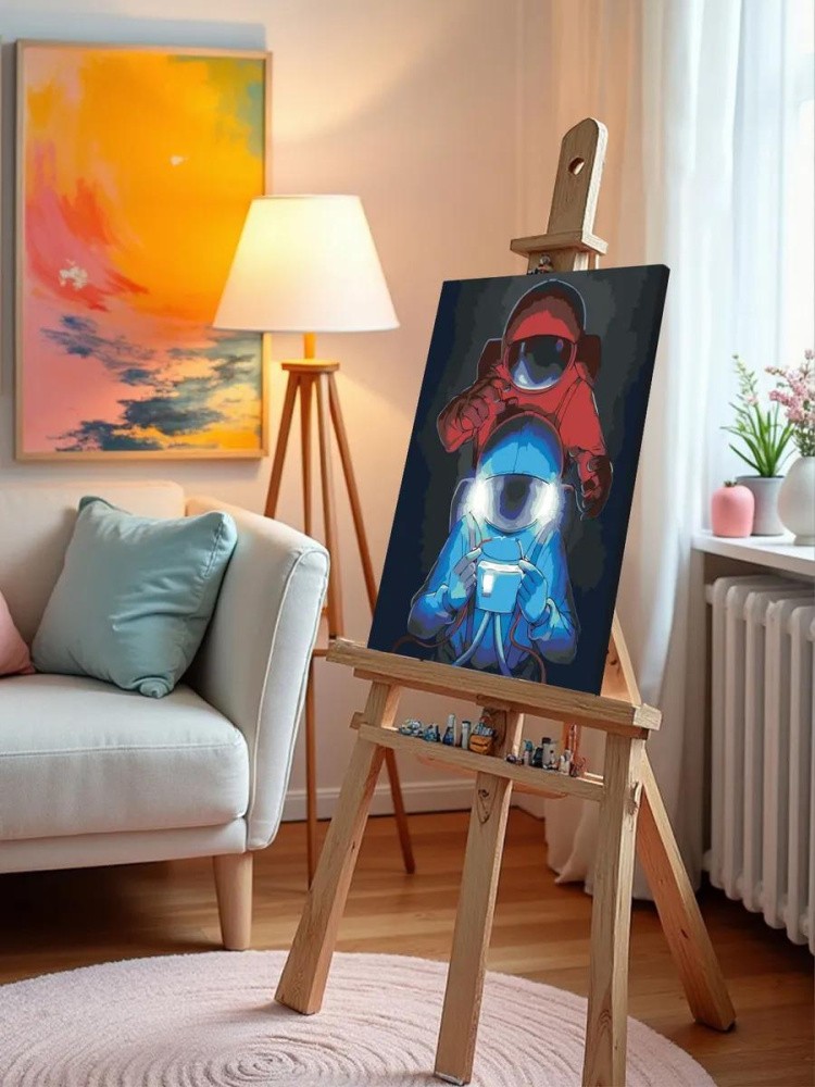 Картина по номерам «Among Us Амонг Ас: Арт с персонажами 3» — картинка 9