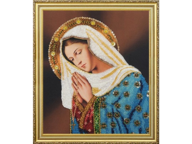 Набор для вышивания бисером «Молящаяся Дева Мария»