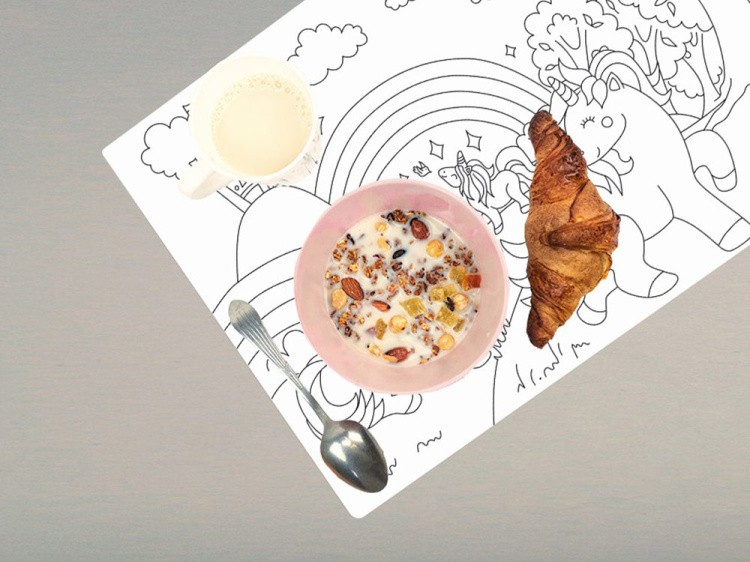 Коврик-раскраска «Страна единорогов» — картинка 2