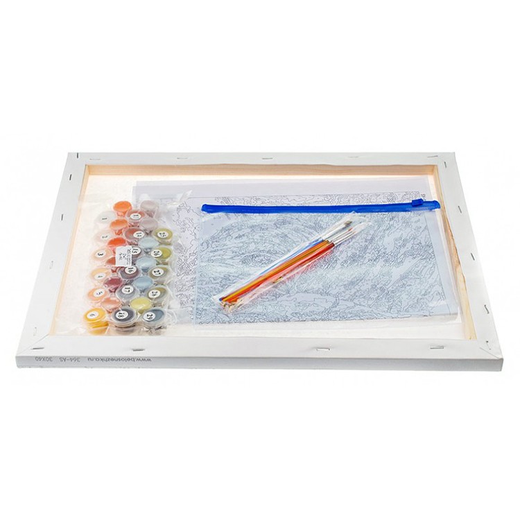 Картина по номерам «Тигр на дереве» — картинка 3