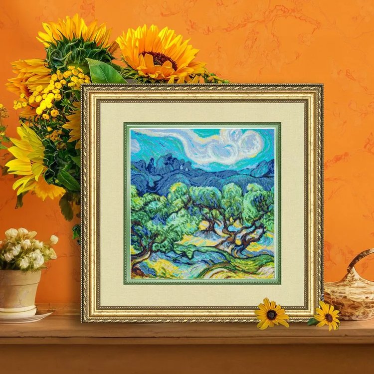 Набор для вышивания «Оливковые деревья» — картинка 7