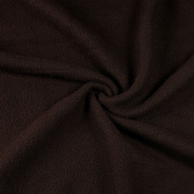 Ткань флис 2-х ст., 10 м x 150 см, 190 г/м², цвет: коричневый, TBY