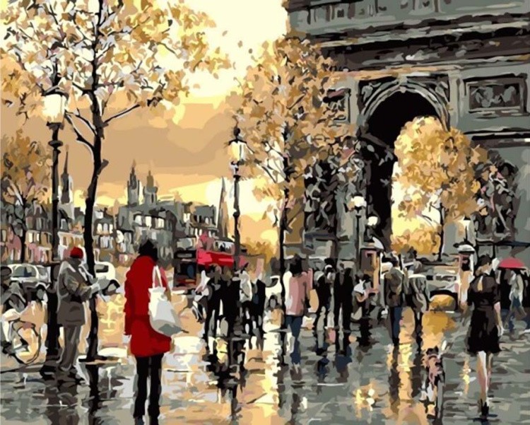 Картина по номерам «Мой любимый Париж»
