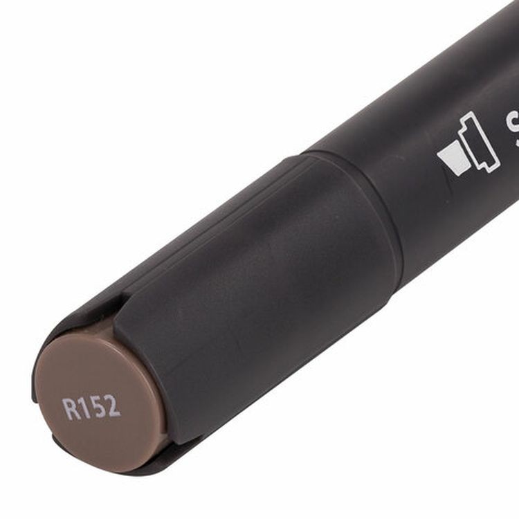 Маркер для скетчинга двусторонний 1 мм - 6 мм BRAUBERG ART CLASSIC, цвет: серо-коричневый — картинка 6