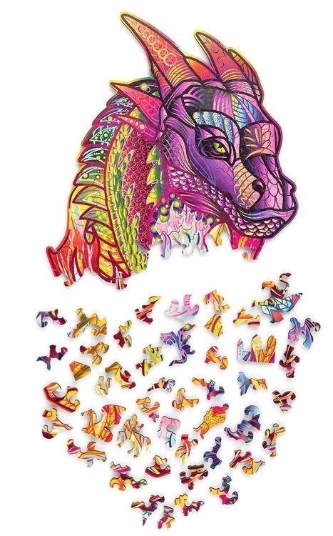 Деревянный пазл Wood Trick «Волшебный Дракон» — картинка 7