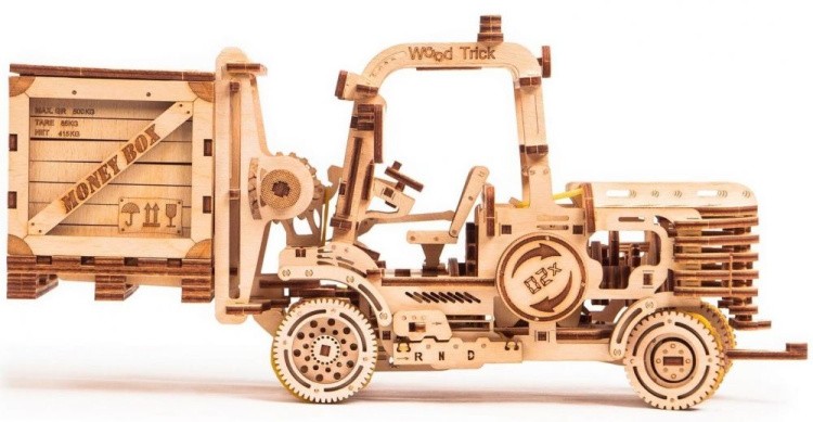 Конструктор из дерева «Погрузчик», Wood Trick — картинка 6