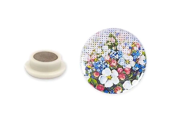 Игольница-магнит «Снегирь и новогодняя композиция» — картинка 2