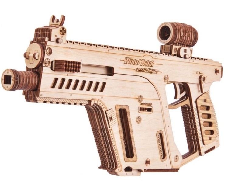 Конструктор из дерева «Штурмовая винтовка», Wood Trick — картинка 3