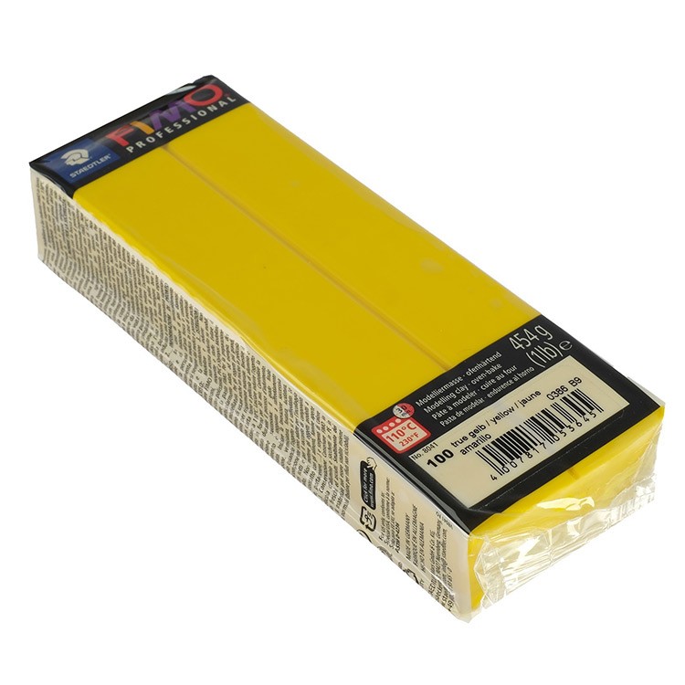 FIMO Professional, цвет: 100 чисто желтый, 454 г — картинка 3