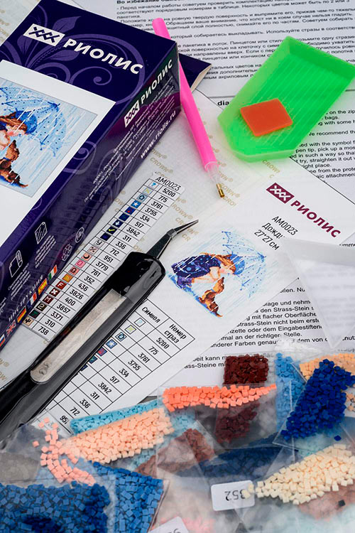 Алмазная вышивка «Дождик» — картинка 3