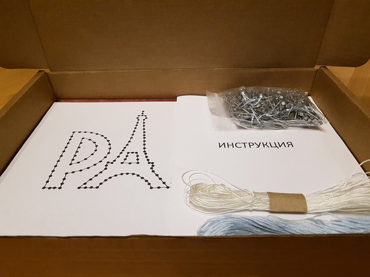 Набор для творчества STRING ART «Париж» — картинка 2