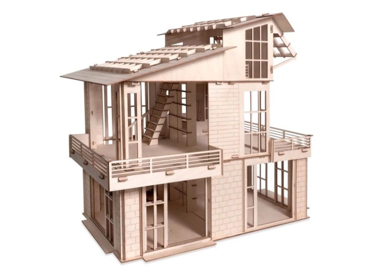 Конструктор деревянный «Кукольный дом», Lemmo — картинка 6