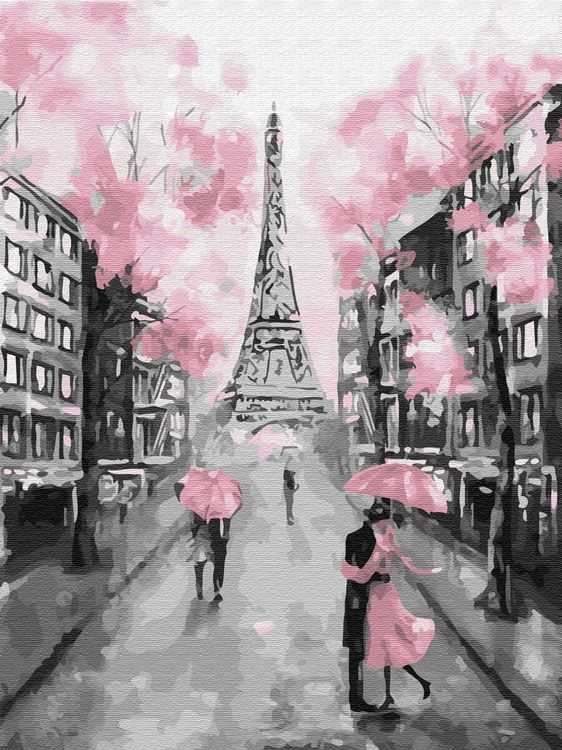 Картина по номерам «Гламурный Париж»