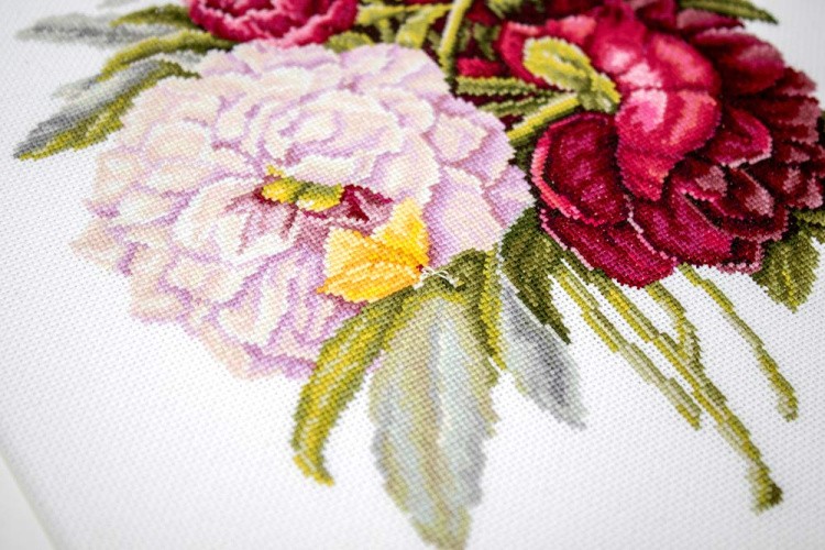 Набор для вышивания «Букет пионов» — картинка 8