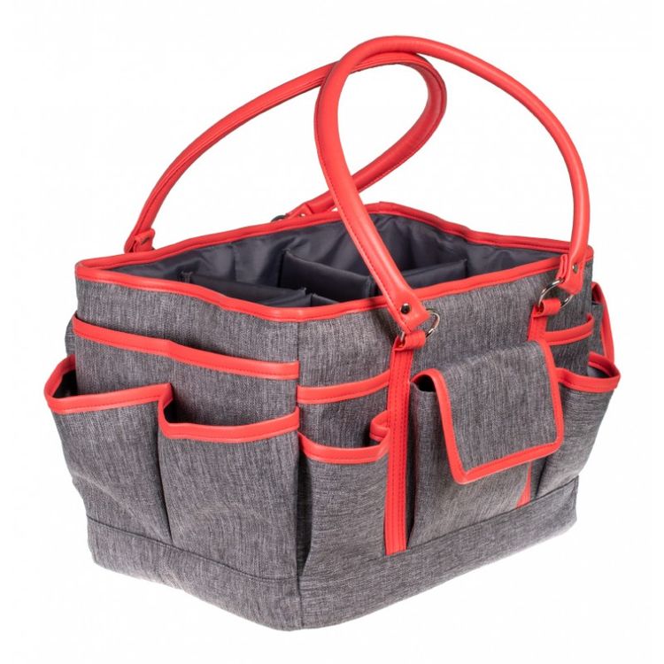 Сумка для рукоделия 29х25х24 см, цвет: серый — картинка 2