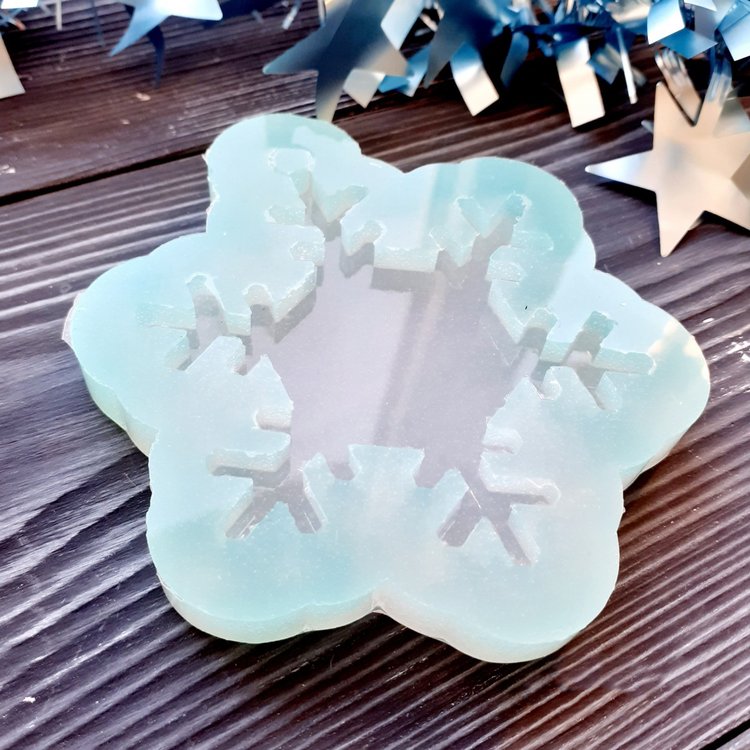 Снежинка, модель №17 - Силиконовый молд MyMold — картинка 2