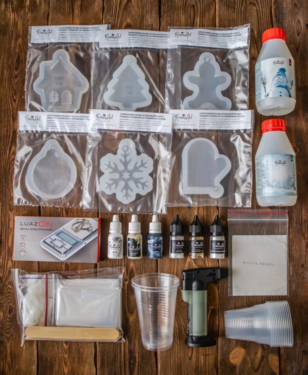 Набор для создания 12 шт. елочных игрушек №2 Illueene — картинка 2