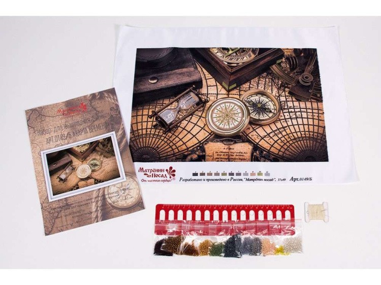 Набор вышивки бисером «Карта времени» — картинка 3