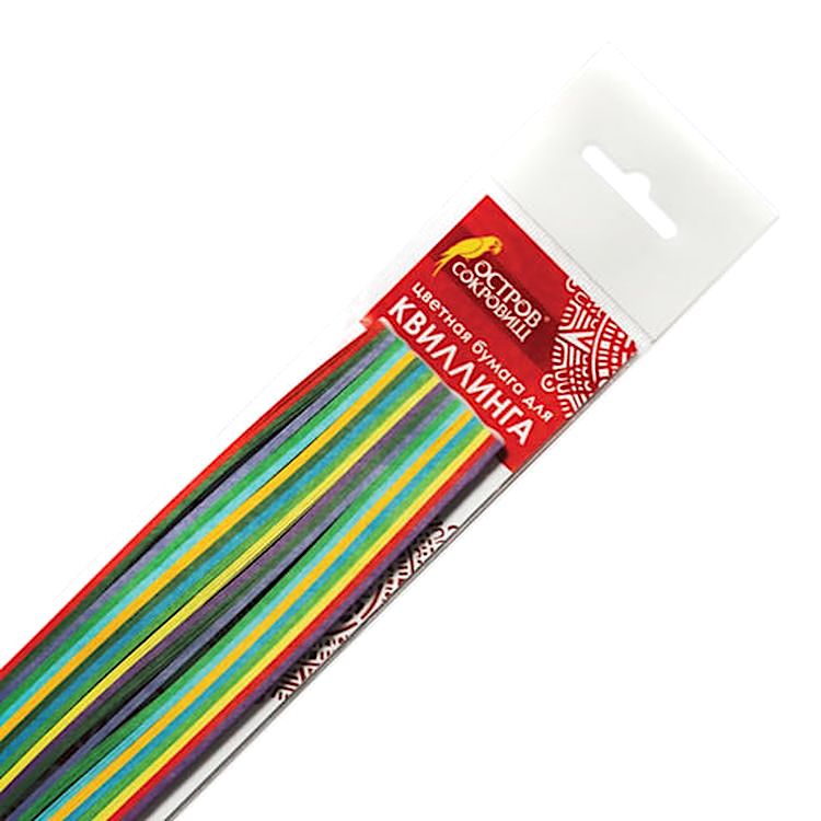 Бумага для квиллинга «Фруктолет», 10 цв., 250 полос, 5х300 мм — картинка 3