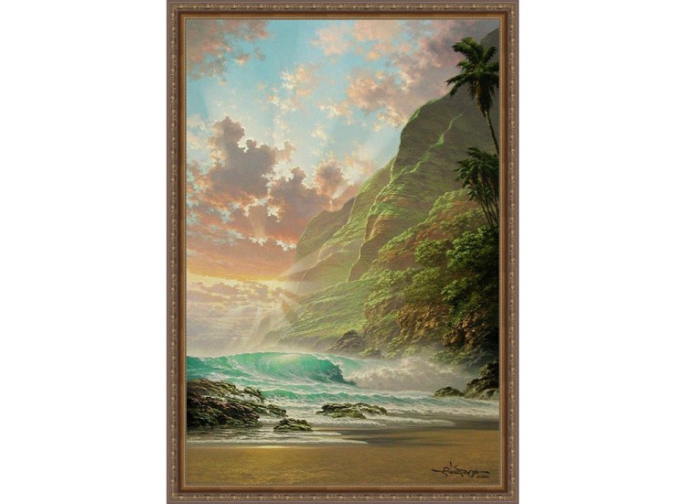 Алмазная вышивка «Остров днем» — картинка 2