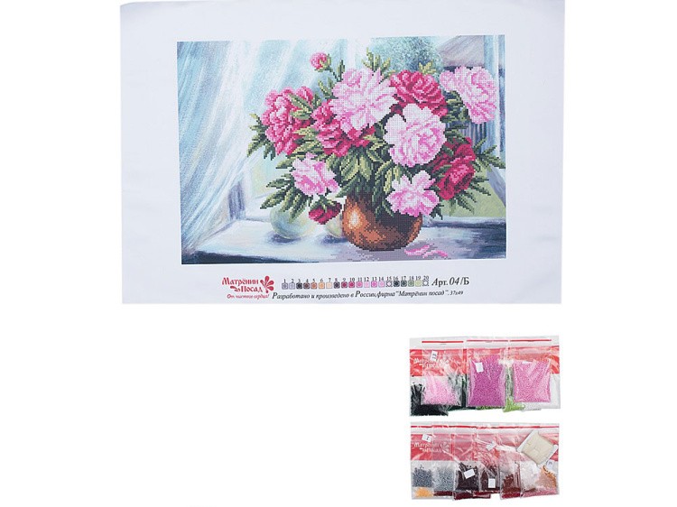 Набор вышивки бисером «Цветы радости» — картинка 3