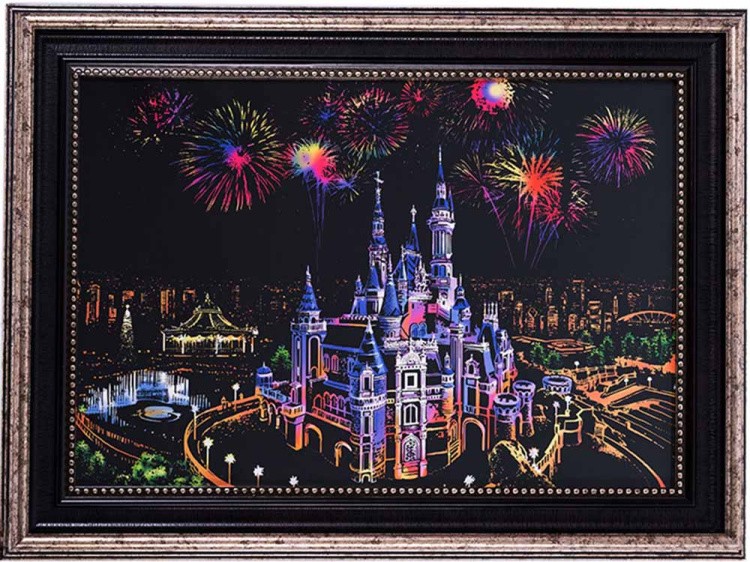 Скретч-картина «Dream Castle» (цветная) — картинка 10