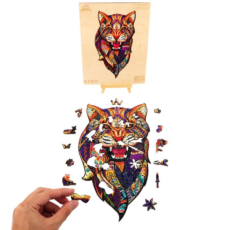 Деревянные пазлы «Африканский Леопард S», Woodbests — картинка 6