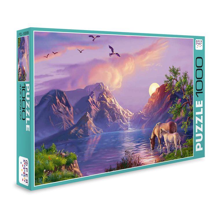 Пазлы «На водопое» — картинка 2