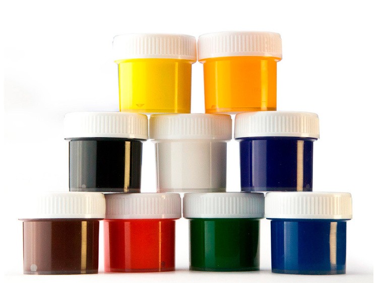 Краски KANZY гуашь 9 цветов набор «Классика» 20 мл — картинка 3