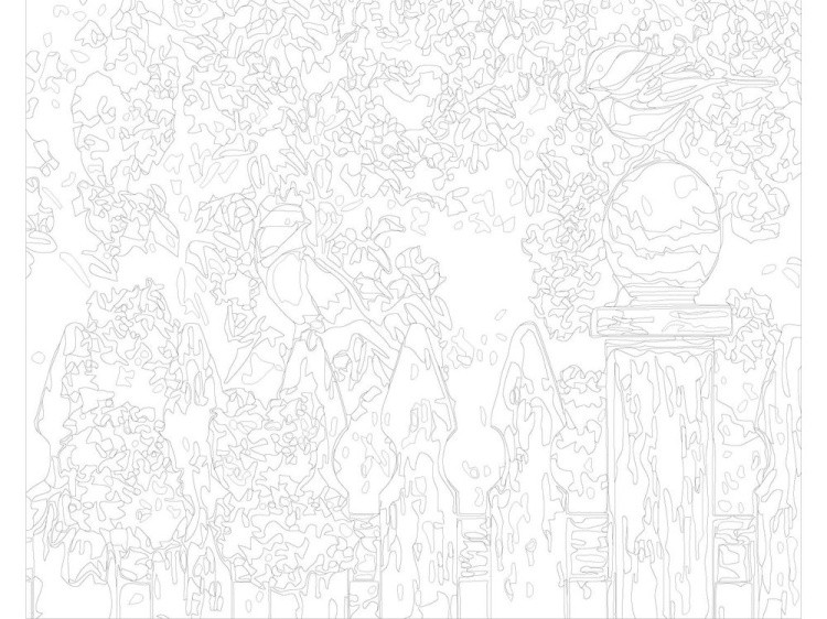 Картина по номерам «Синицы на заборе» — картинка 3