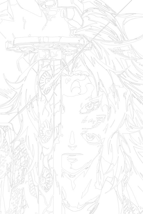 Картина по номерам «Клинок рассекающий демонов: Кокушибо» — картинка 3