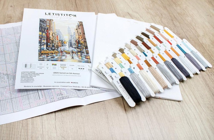 Набор для вышивания «Закат на 5-й авеню» — картинка 3