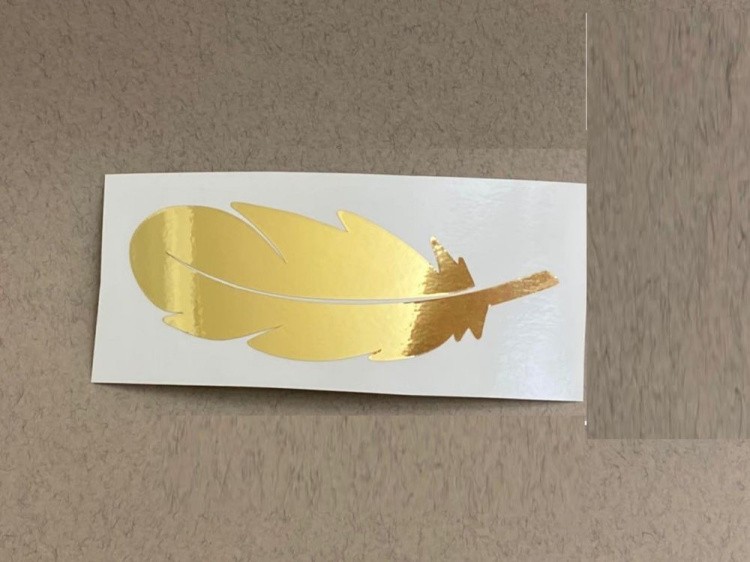 №9 Наклейка (золото) Sticker, Art Blong — картинка 2