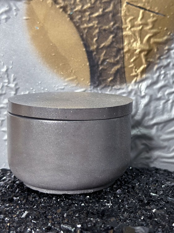 Силиконовый молд - Контейнер с крышкой, d 7 см, 1 шт. — картинка 3