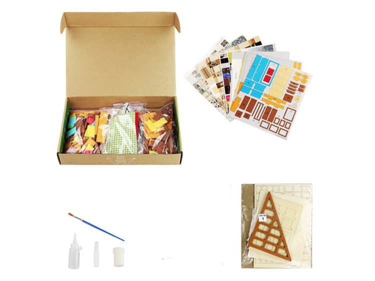 Набор для создания миниатюры (румбокс) «Любимая кофейня» — картинка 2