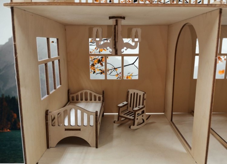 Набор декора со шторками для кукольного домика ХэппиДом
— картинка 5