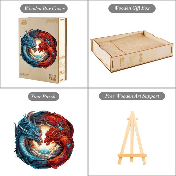 Деревянные пазлы «Огонь и вода S», Woodbests — картинка 6
