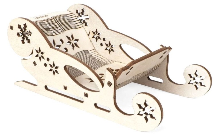 Набор для творчества новогодний Lemmo «Рождественские сани» — картинка 4