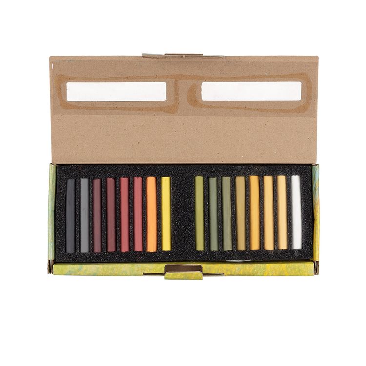 Пастель, набор 16 цв., Аква-колор — картинка 2