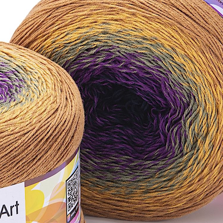 Пряжа YarnArt Flowers (315), мультиколор, 5 шт. по 200 г — картинка 2