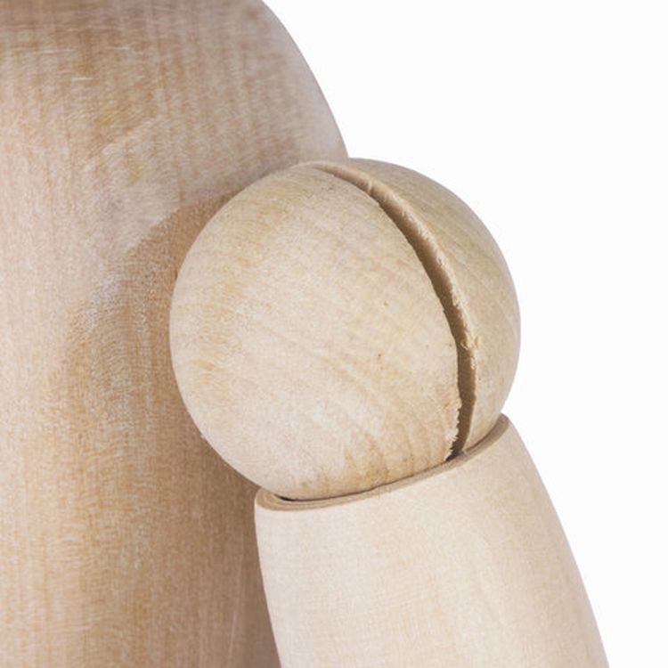 Манекен человека художественный женский, дерево, высота 51 см, BRAUBERG ART CLASSIC — картинка 8