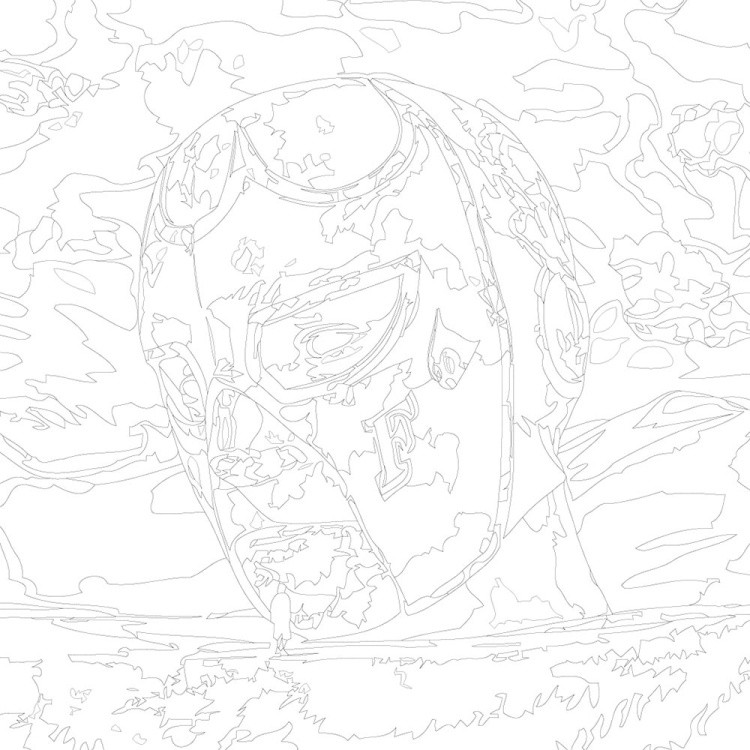 Картина по номерам «Рэпер Гон Флад GONE.Fludd: Fluddality» — картинка 3