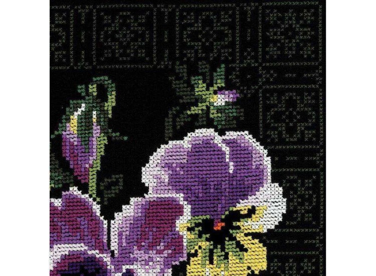 Набор для вышивания «Анютины глазки» — картинка 2